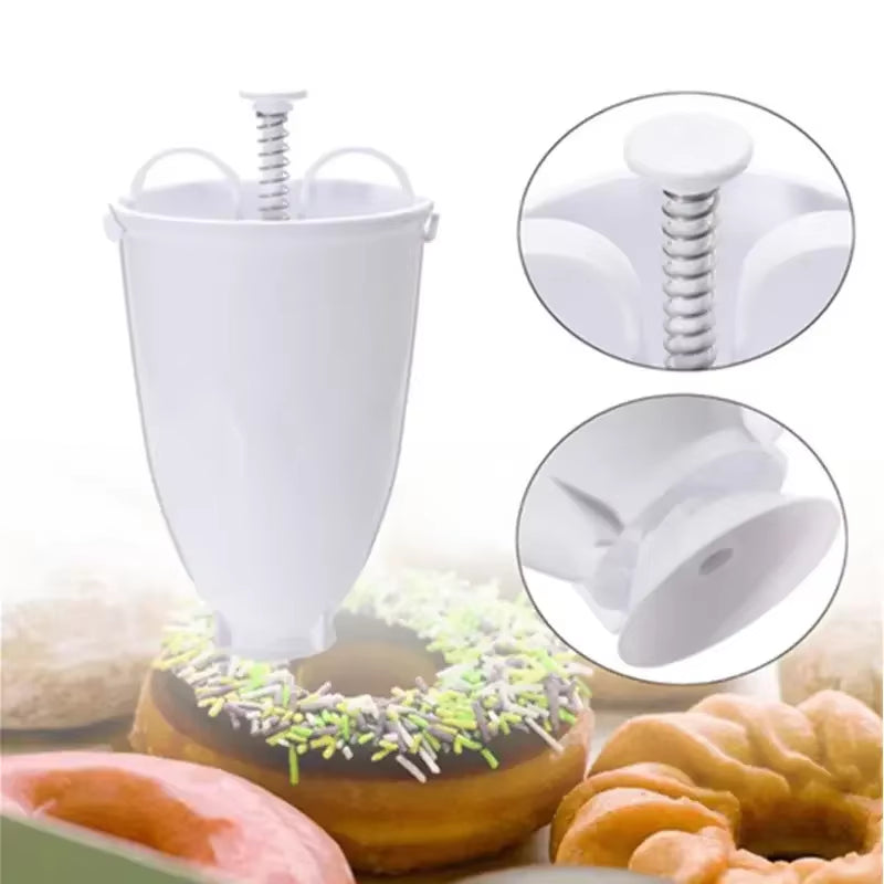 DIY Confectionery Dough & Donut Maker - Pastry Baking Tool & Dispenser for Creative Dessert Creations