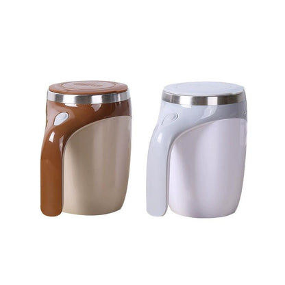 Lazy Coffee Mixing Cup, Automatic Stirring Cup, Magnetic Rotation Milk Frother, Electric Mug, 304 Stainless Steel Cup, Convenient Coffee Mixer.