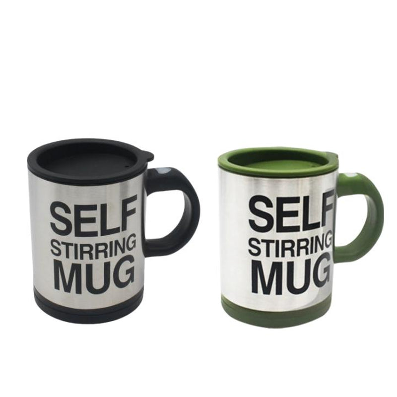 Lazy Coffee Mixing Cup, Automatic Stirring Cup, Magnetic Rotation Milk Frother, Electric Mug, 304 Stainless Steel Cup, Convenient Coffee Mixer.