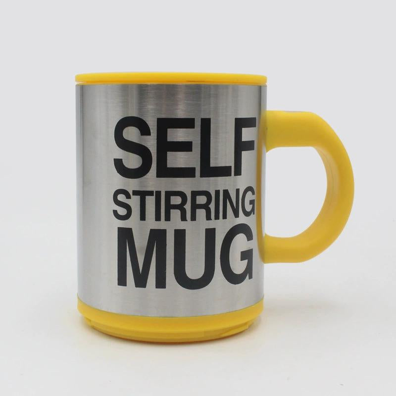 Lazy Coffee Mixing Cup, Automatic Stirring Cup, Magnetic Rotation Milk Frother, Electric Mug, 304 Stainless Steel Cup, Convenient Coffee Mixer.