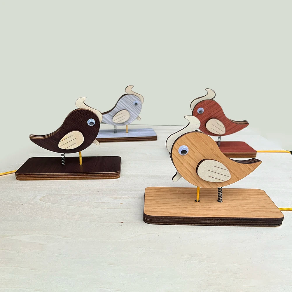 Woodpecker Doorbell Wooden Handmade Creative Door Bell Homestay Room Decor Decoration Accessories DIY Artistic Home Decor Gift