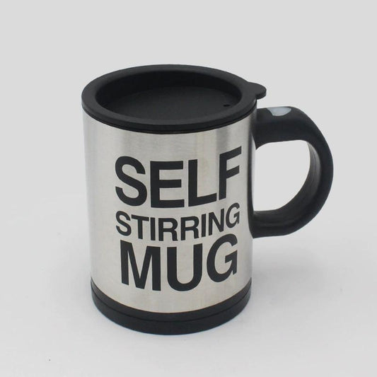 Lazy Coffee Mixing Cup, Automatic Stirring Cup, Magnetic Rotation Milk Frother, Electric Mug, 304 Stainless Steel Cup, Convenient Coffee Mixer.