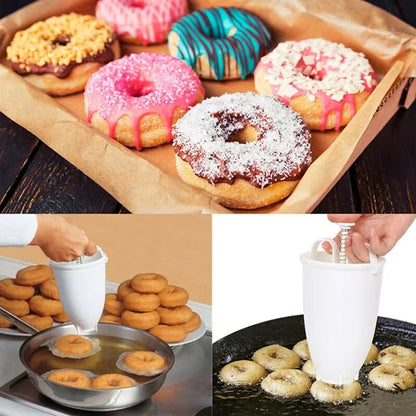 DIY Confectionery Dough & Donut Maker - Pastry Baking Tool & Dispenser for Creative Dessert Creations