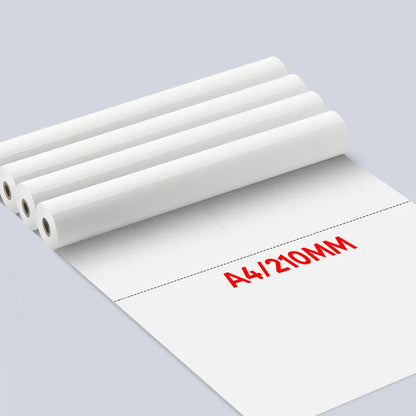 A4 Thermal Printer Paper Roll A4 Width Paper BPA Free 2 4 6 10 Rolls for HPRT MT810 Thermal A4 Portable Machine Maker Official