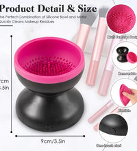 Portable USB Makeup Brush Cleaner Machine Silicone Electric Cosmetic Brushes Clean Dryer Tool Automatic Wash Makeup Tools