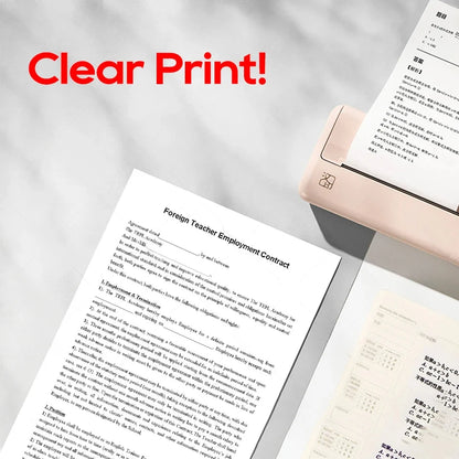 A4 Thermal Printer Paper Roll A4 Width Paper BPA Free 2 4 6 10 Rolls for HPRT MT810 Thermal A4 Portable Machine Maker Official