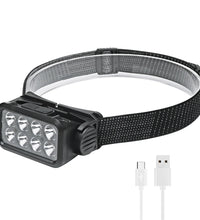 K354 LED Motion Sensor Headlamp - USB C Rechargeable, Waterproof, Built-In Battery - Camping and Outdoor Lantern