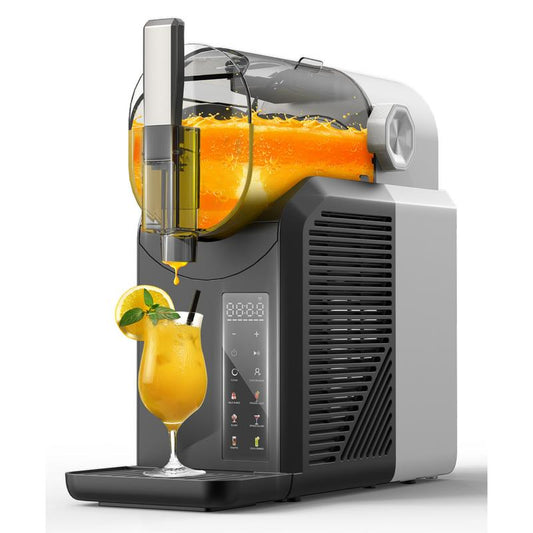 Greenever Slushie Machine, 15-Minute Slushy Maker, 7 Preset Programs, Frozen Drink and Milkshake Maker, Margaritas and Smoothies, Ice Maker Machine, 4-Hour Freshness, Home Beverage Appliance.