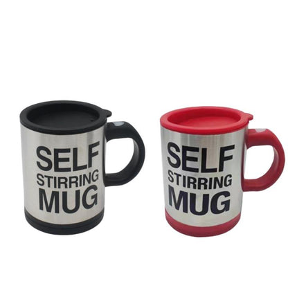 Lazy Coffee Mixing Cup, Automatic Stirring Cup, Magnetic Rotation Milk Frother, Electric Mug, 304 Stainless Steel Cup, Convenient Coffee Mixer.