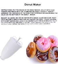 DIY Confectionery Dough & Donut Maker - Pastry Baking Tool & Dispenser for Creative Dessert Creations