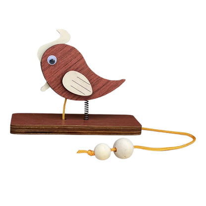 Woodpecker Doorbell Wooden Handmade Creative Door Bell Homestay Room Decor Decoration Accessories DIY Artistic Home Decor Gift